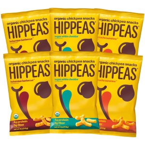 HIPPEAS Organic Chickpea Puffs Variety Pack 4oz 6pks