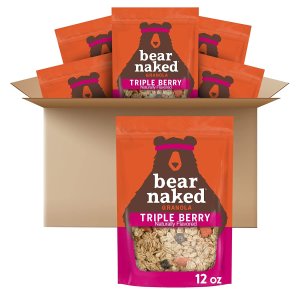 Bear Naked Fit, Granola, Triple Berry, 12 Ounce (Pack of 6)