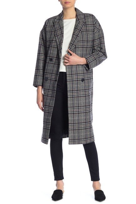 Goodwin Plaid Wool Blend Overcoat