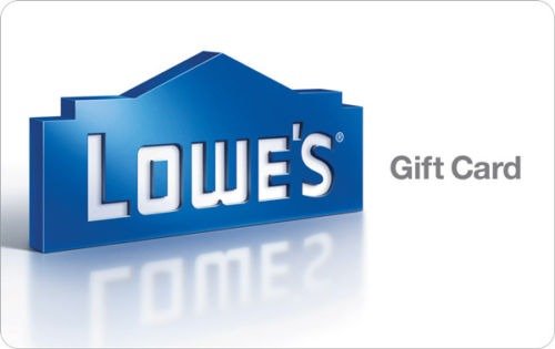 $100 Lowe's Physical Gift Card