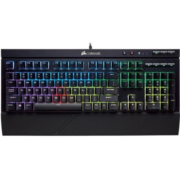 K68 RGB Mechanical Gaming Keyboard, Backlit RGB LED, Cherry MX Red