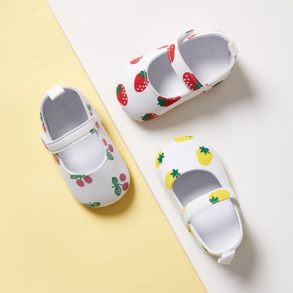 Baby / Toddler Cute Fruit Velcro Closure Prewalker Shoes