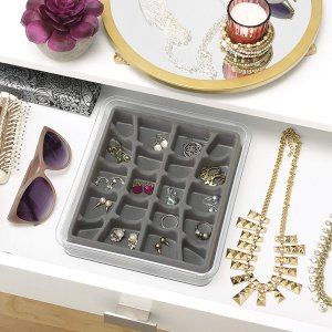 Whitmor Stackable Jewelry Tray 20-Section @ Amazon