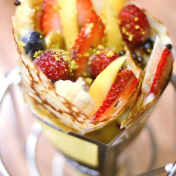 T-Swirl Japanese Crepe - 达拉斯 - Carrollton - 推荐菜：Fruit Cocktail 水果鸡尾酒杯