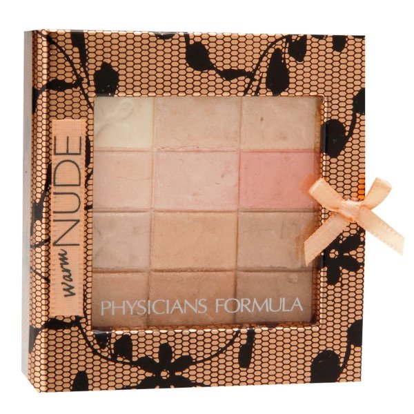 Physicians Formula Shimmer Strips All-in-1 Custom Nude Palette for Face & Eyes,Warm
