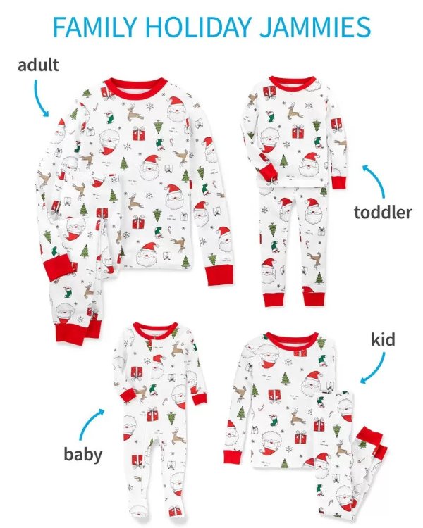 Family Matching Holiday PJs