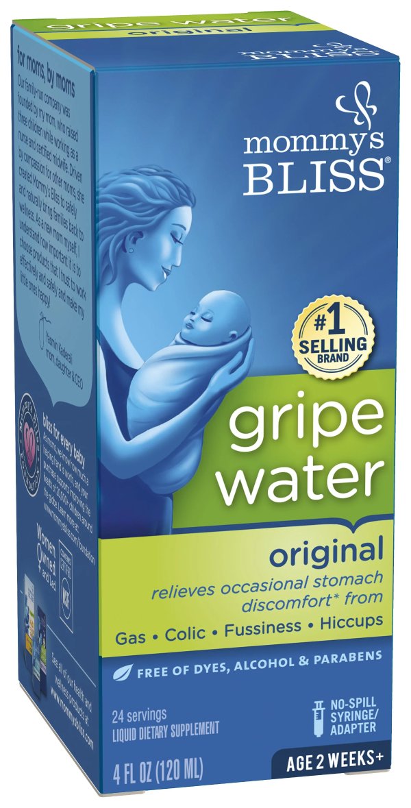 Gripe Water Original, Relieves Stomach Discomfort, 4 fl. Oz.