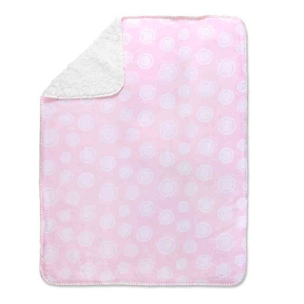 ™ Mix & Match Medallion Blanket in Pink/White