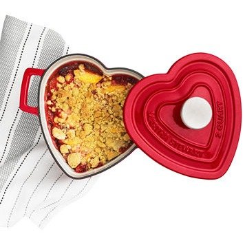 Martha Stewart Collection Enameled Cast Iron 2-Qt. Heart-Shaped Casserole, Created for Macy's