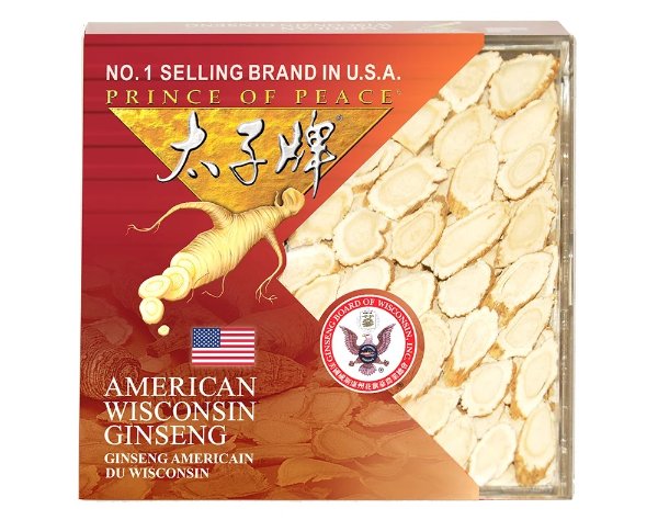 Prince of Peace Wisconsin American Ginseng Slice, 2.5 oz