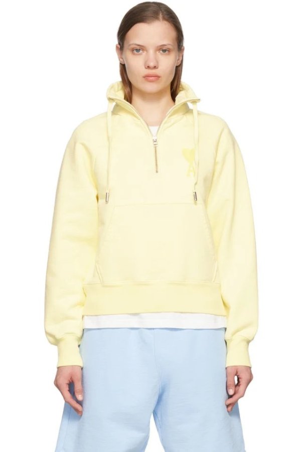 Yellow Ami De Coeur Sweater