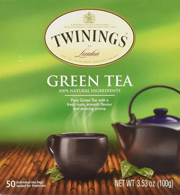 Tea – All Natural, Certified Kosher Green Tea Bags – 50 Count