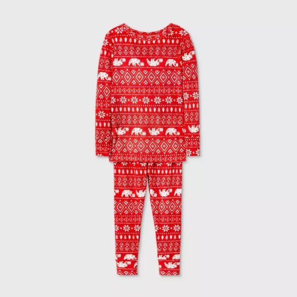 Toddler Girls' 2pc Snuggly Soft Pajama Set - Cat & Jack™ Red