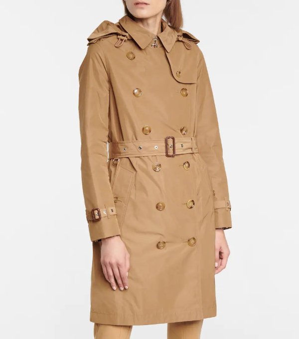 Kensington hooded trench coat