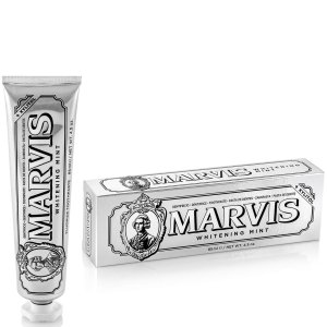 Marvis亮白薄荷 美白牙齿亮白薄荷牙膏 85ml