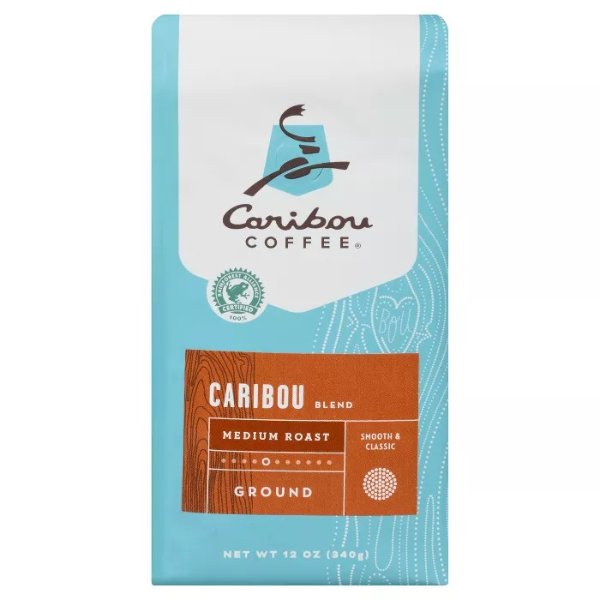 Caribou Blend Medium Roast Ground Coffee - 12oz
