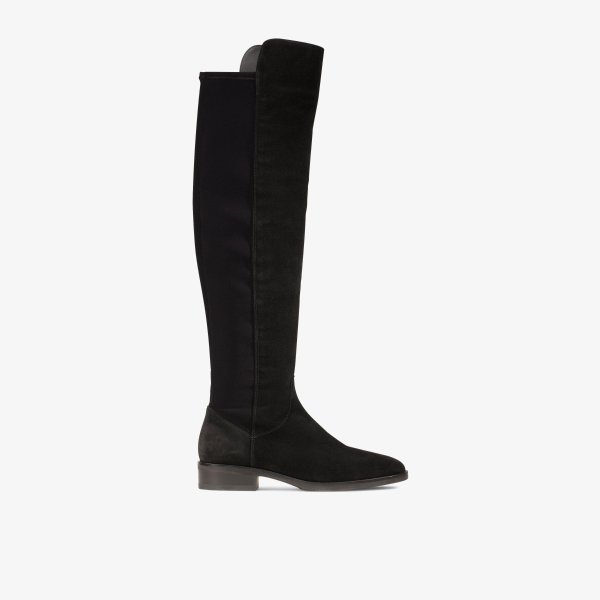 Women Pure Caddy Black Suede Boots | Clarks US