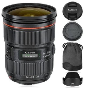 Canon 佳能  EF 24-70mm f2.8L II USM  大三元红圈变焦镜头