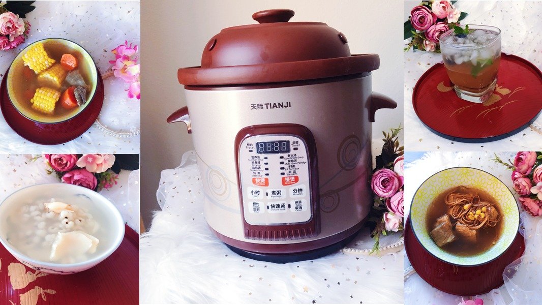 新时代煲汤小能手「紫砂电炖锅」，夏日凉茶、养生汤、炖肉你只需要它一个「附5款简单又养生的汤谱」