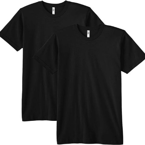 American Apparel T恤2件套 100%纯棉多色选