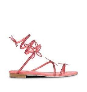 Butterflower crystal pink sandal 10