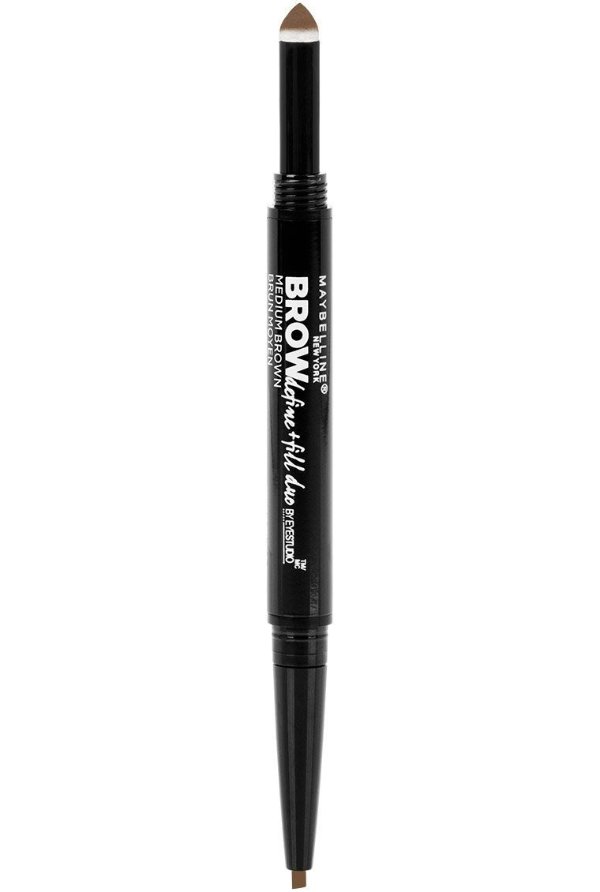 Maybelline New York Brow Define Plus Fill Duo Makeup, Black Brown, 0.021 Ounce