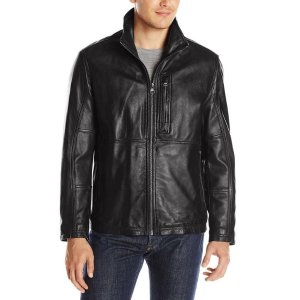 Marc New York by Andrew Marc Men's Mercer Smooth Lamb Leather Jacket @ Amazon