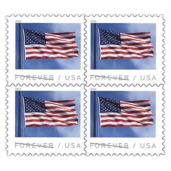 USPS First-Class 自粘式永久邮票 100张