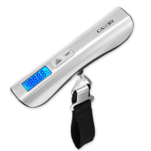 Camry Digital Luggage Scale 110lbs / 50kgs Large and Blue Backlight LCD Display