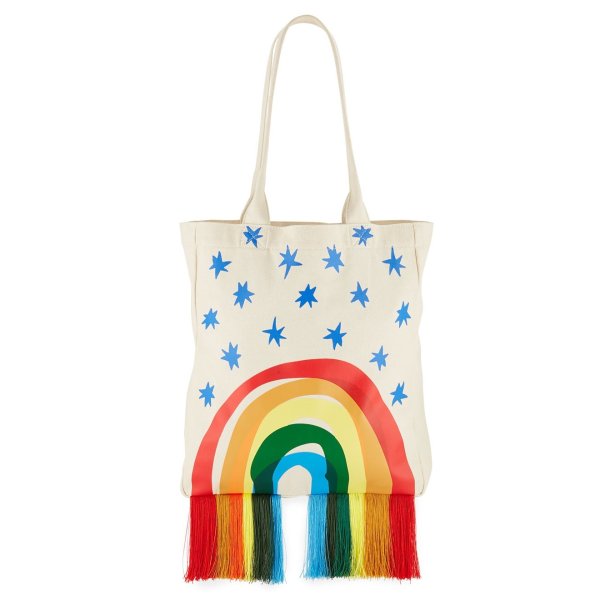 Kid's Canvas Rainbow Tote Bag