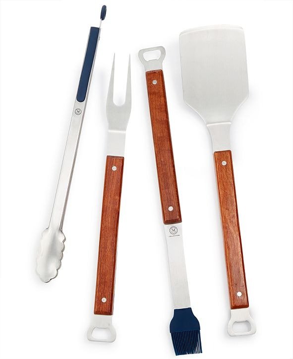 Wood 4-Pc Grilling Set, Created for Macy's