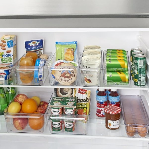 透明塑料冰箱收纳盒 8件套