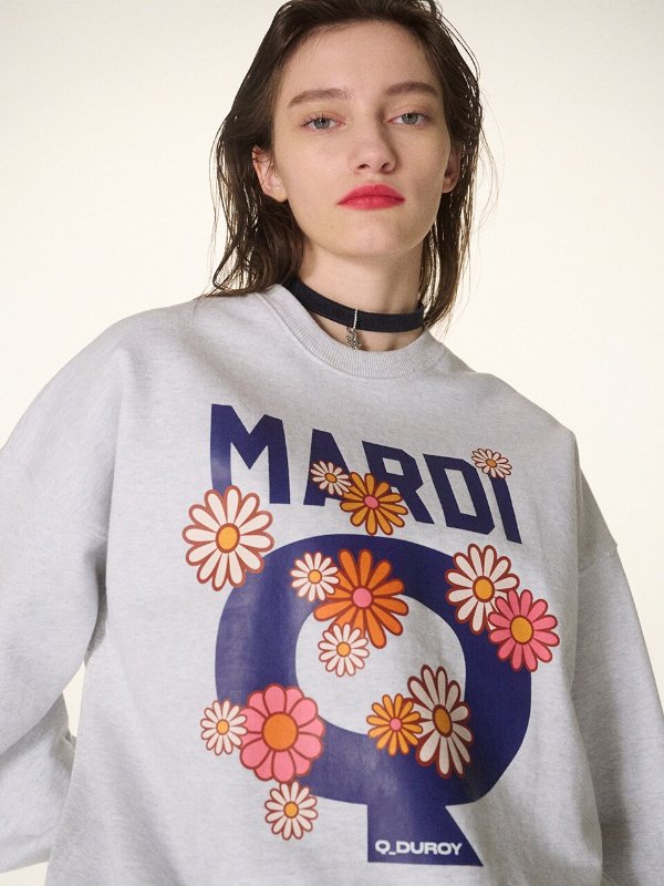 Mardi x Qduroy Q Flower Sweatshirt
