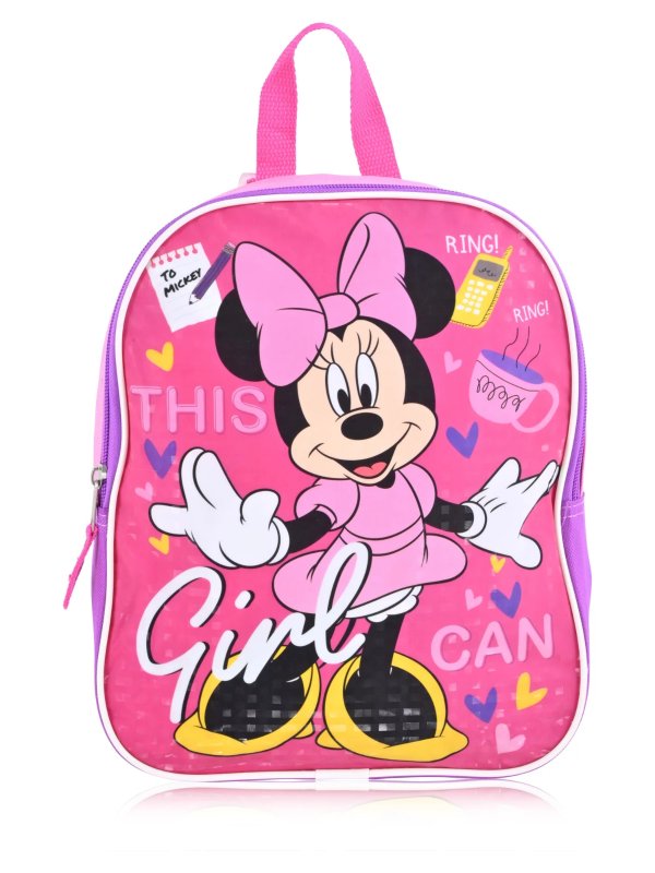 Minnie Mouse This Girls Can Girls 11" Mini Backpack- Pink