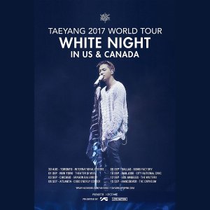 Bigbang 韩国明星太阳2017 世界巡回演唱会《WHITENIGHT》登陆北美