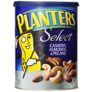 .com 精选Planters品牌多种坚果特卖