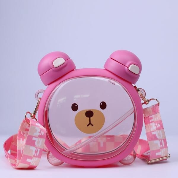 Fashion Bear water flask for school kids hydration bottle leakproof children cup for on the go