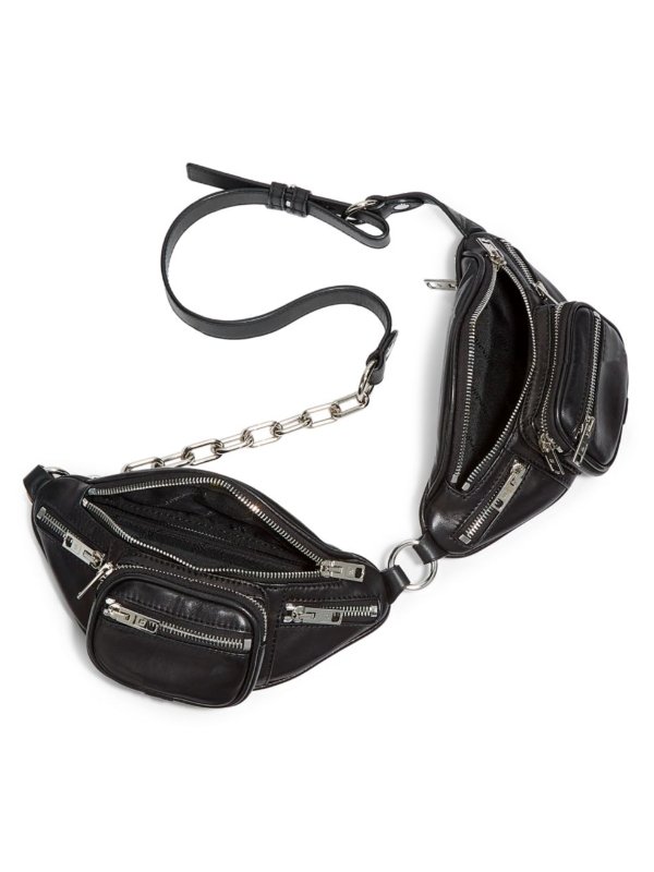 - Mini Attica Double Leather Belt Bag