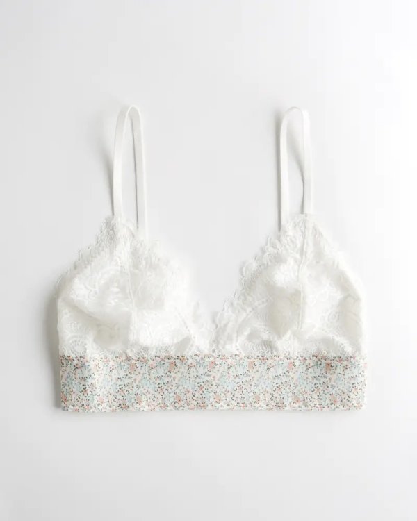 Hollister Hollister Gilly Hicks Lace Triangle Bralette 19.95