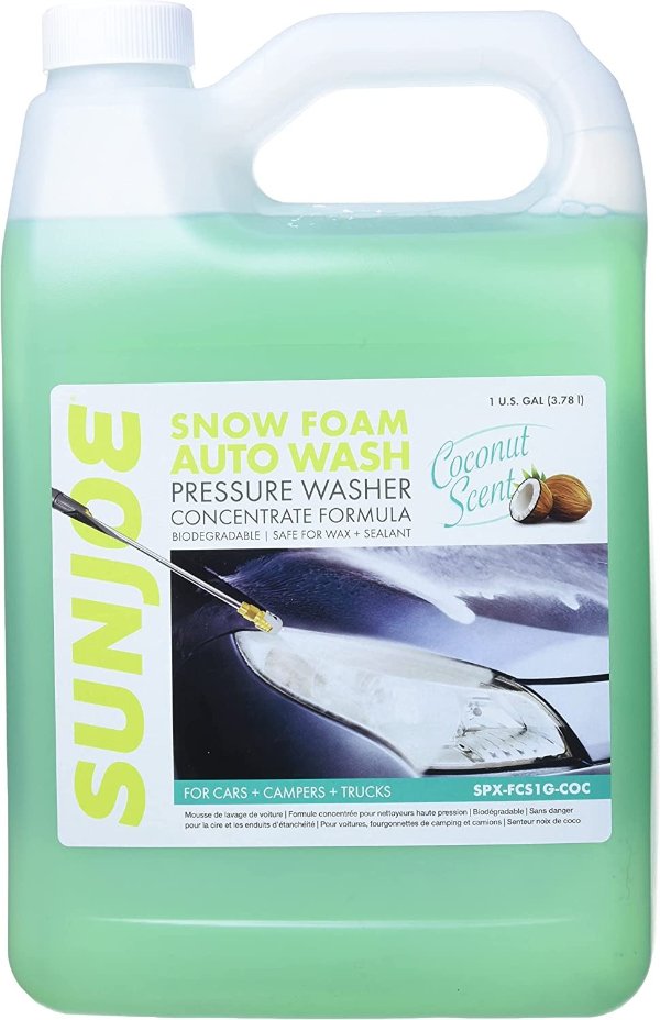 Sun Joe SPX-FCS1G-COC 高级洗车液 椰子香味 1加仑