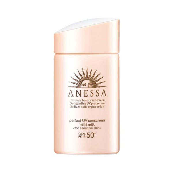 ANESSA 安耐晒||粉金瓶敏感肌温和防水防晒乳 SPF50+ PA++++||60ml | 亚米