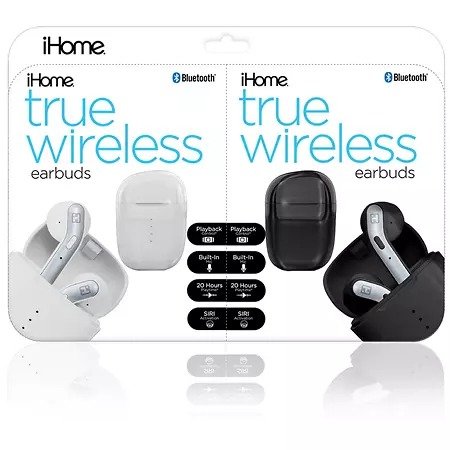 iHome Truly Wireless Earbud 2-Pack Bundle - Sam's Club