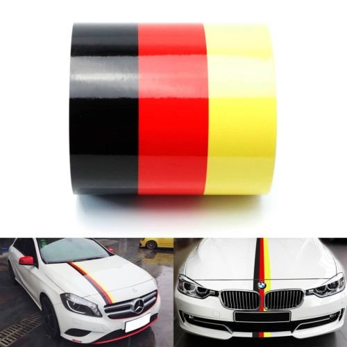 (1) 55" Germany Flag Stripe Decal Stickers For Audi BMW Mercedes MINI Porsche VW | eBay