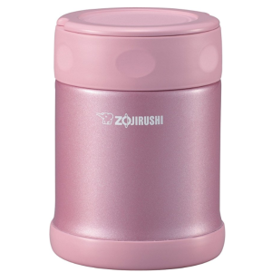 Zojirushi SW-EAE35PS Stainless Steel Food Jar, 12-Ounce/0.35-Liter, Shiny Pink