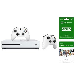 Xbox One S 500GB Bundle+Extra Controller+3 Months Xbox Live+3 Months Game Pass