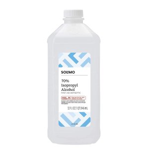 Amazon Brand - Solimo 70% Isopropyl Alcohol First Aid Antiseptic for Treatment