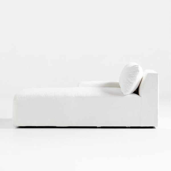 Ages Deep Seat Left Arm Chaise by Leanne Ford | Crate & Barrel
