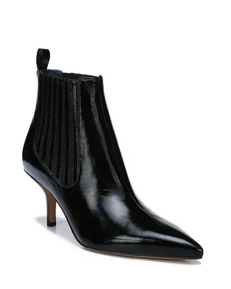 Mollo Pointed Leather Booties