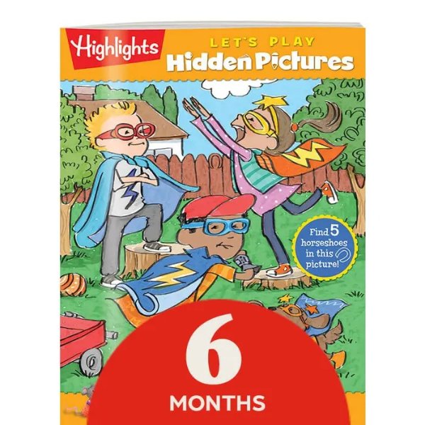 6-Month Hidden Pictures LET’S PLAY Puzzle Book Subscription