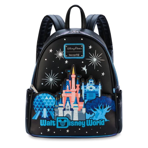 Walt Disney World Icons Loungefly Mini Backpack